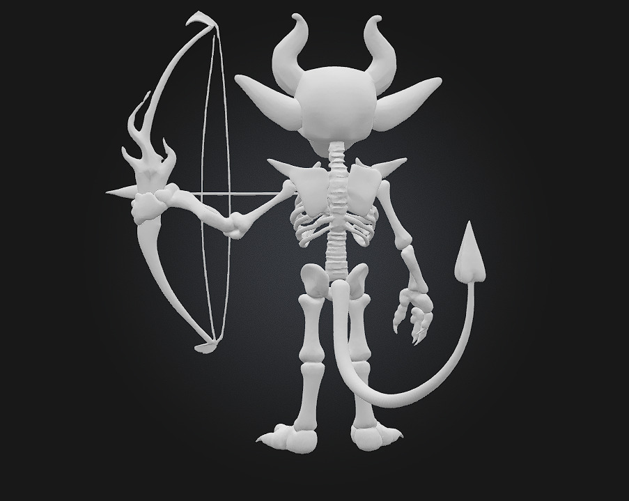 3D Printable Fierce Undead Warrior 3D print model_5