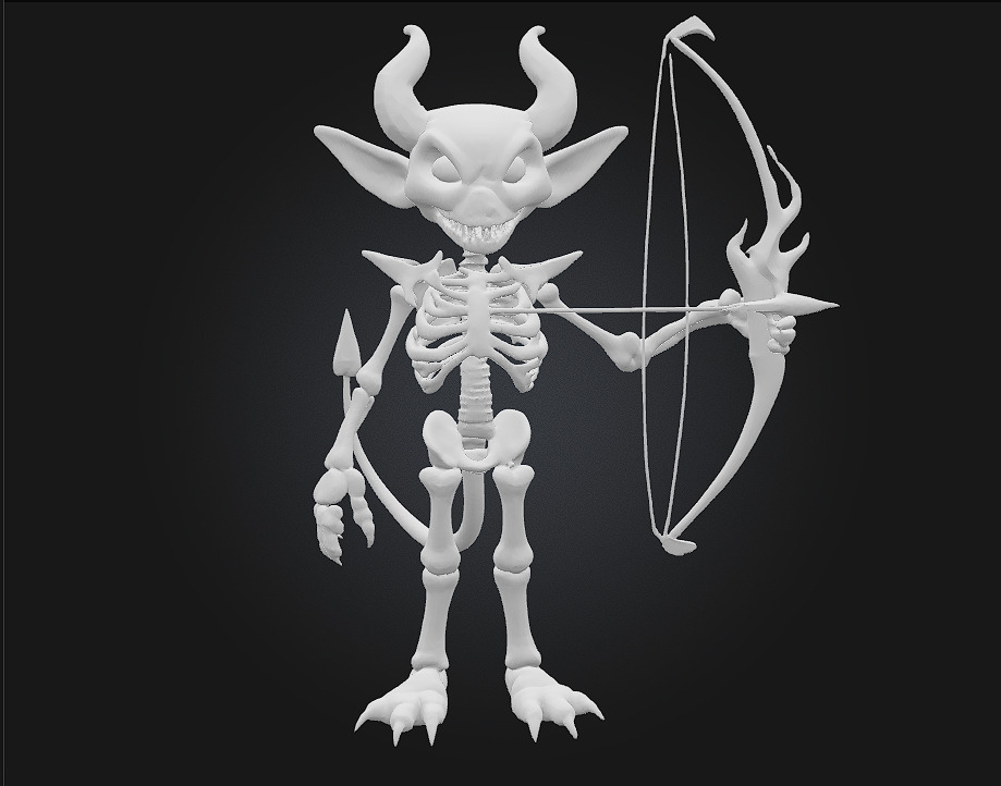 3D Printable Fierce Undead Warrior 3D print model_4
