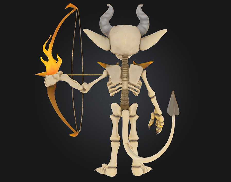 3D Printable Fierce Undead Warrior 3D print model_1