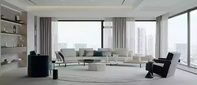 modern living room interior scenes 68