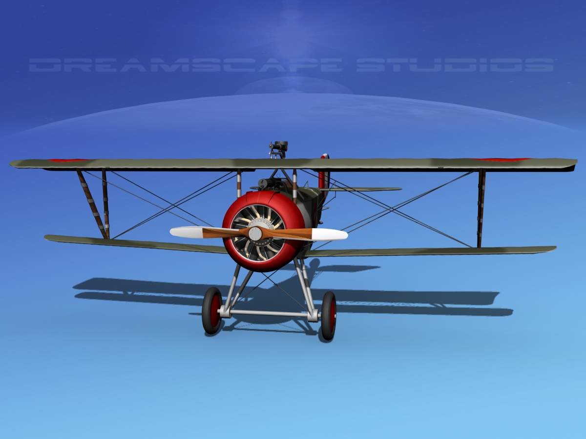 Nieuport 17 USA 1917 3D model_8