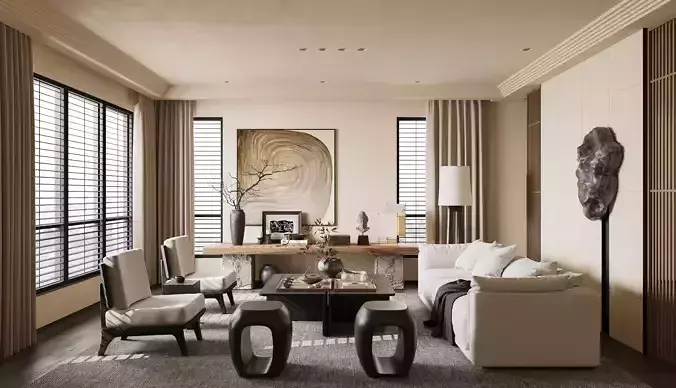 modern living room interior scenes 70