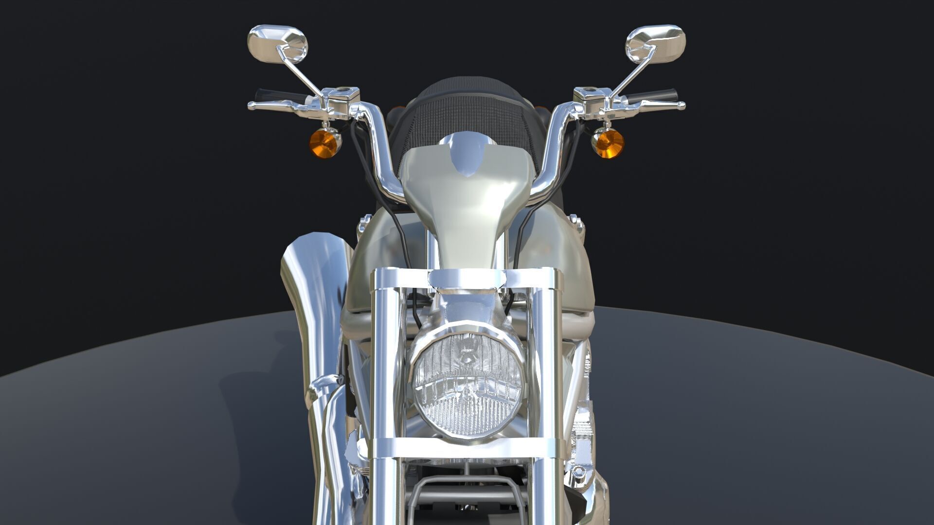 Harley Davidson V-Rod VRSC Gameready Low-poly 3D model_10