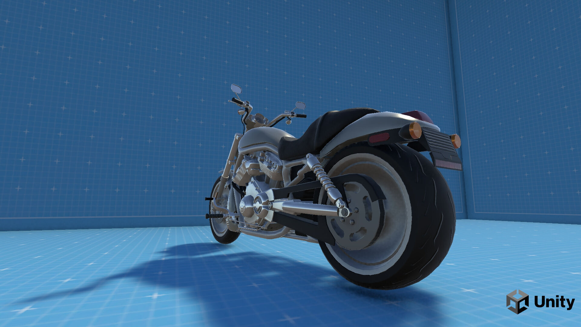 Harley Davidson V-Rod VRSC Gameready Low-poly 3D model_20