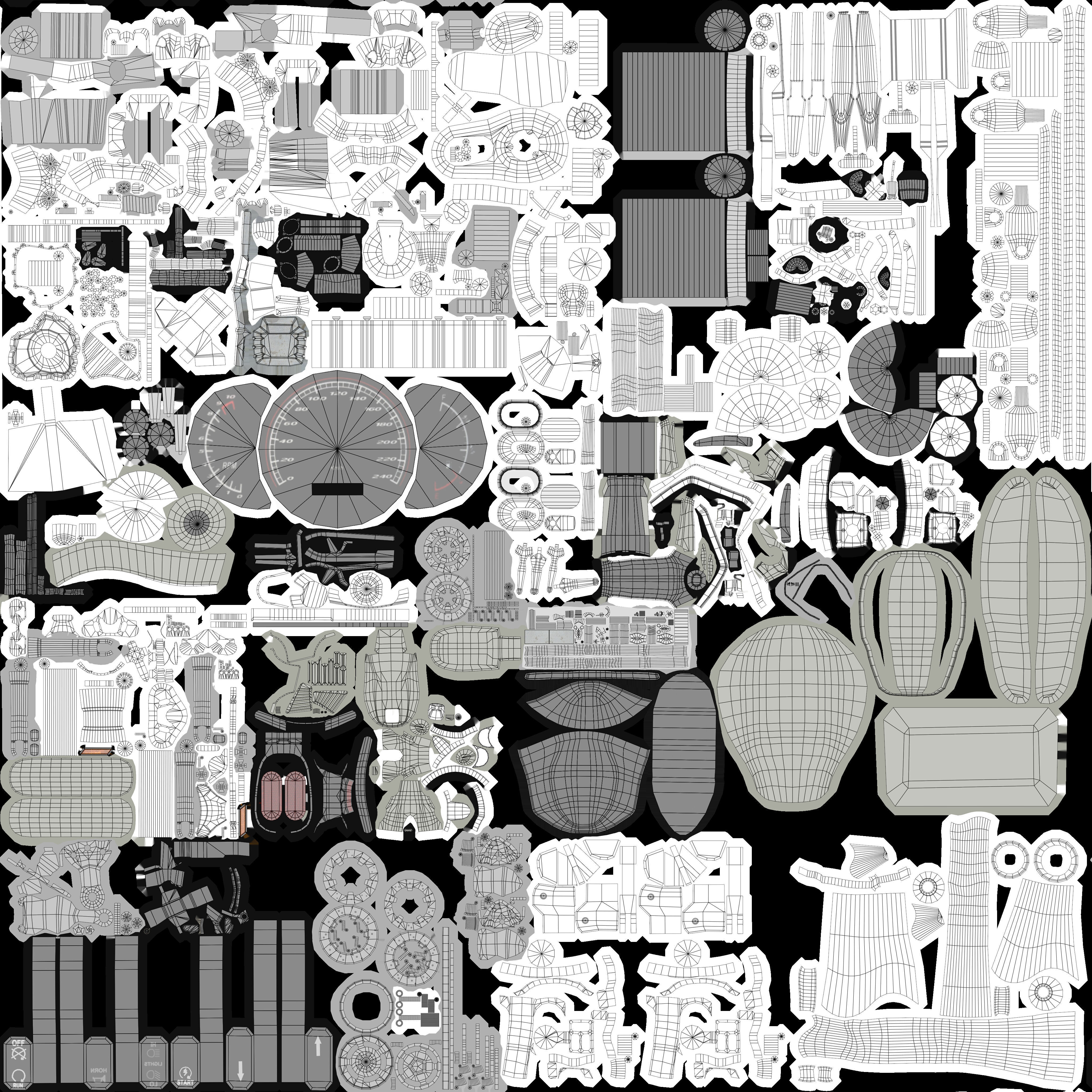 Harley Davidson V-Rod VRSC Gameready Low-poly 3D model_30