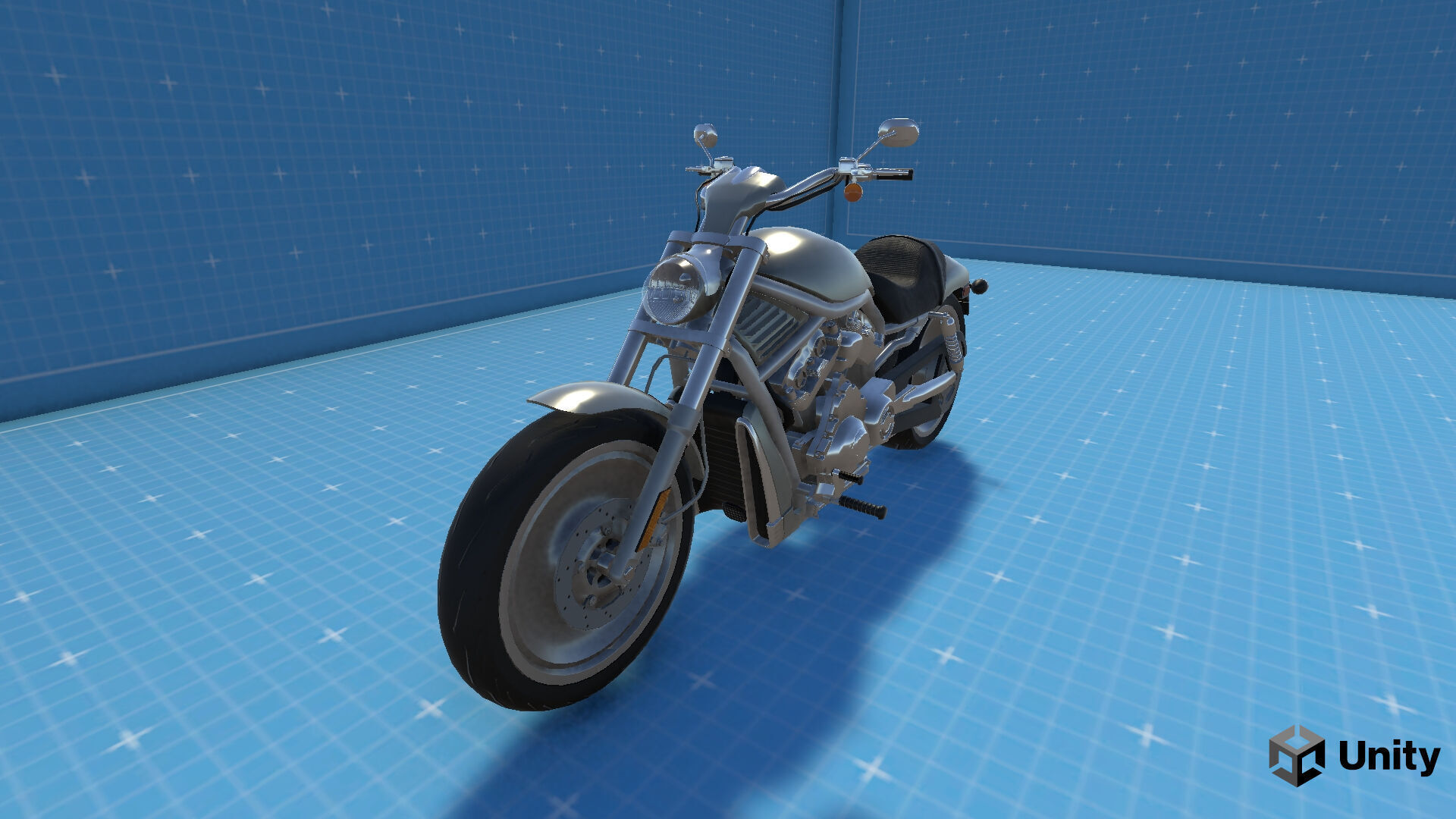 Harley Davidson V-Rod VRSC Gameready Low-poly 3D model_18