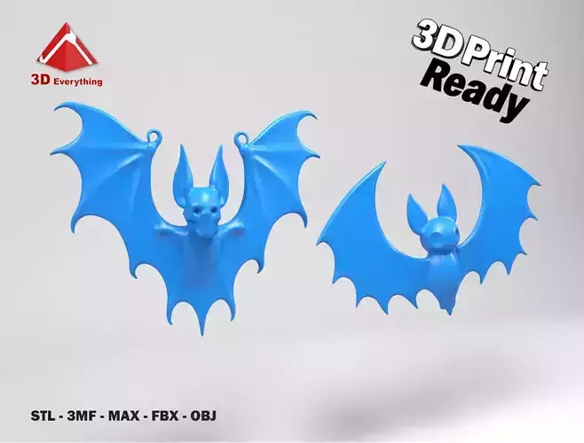 Bats figures 3D print model