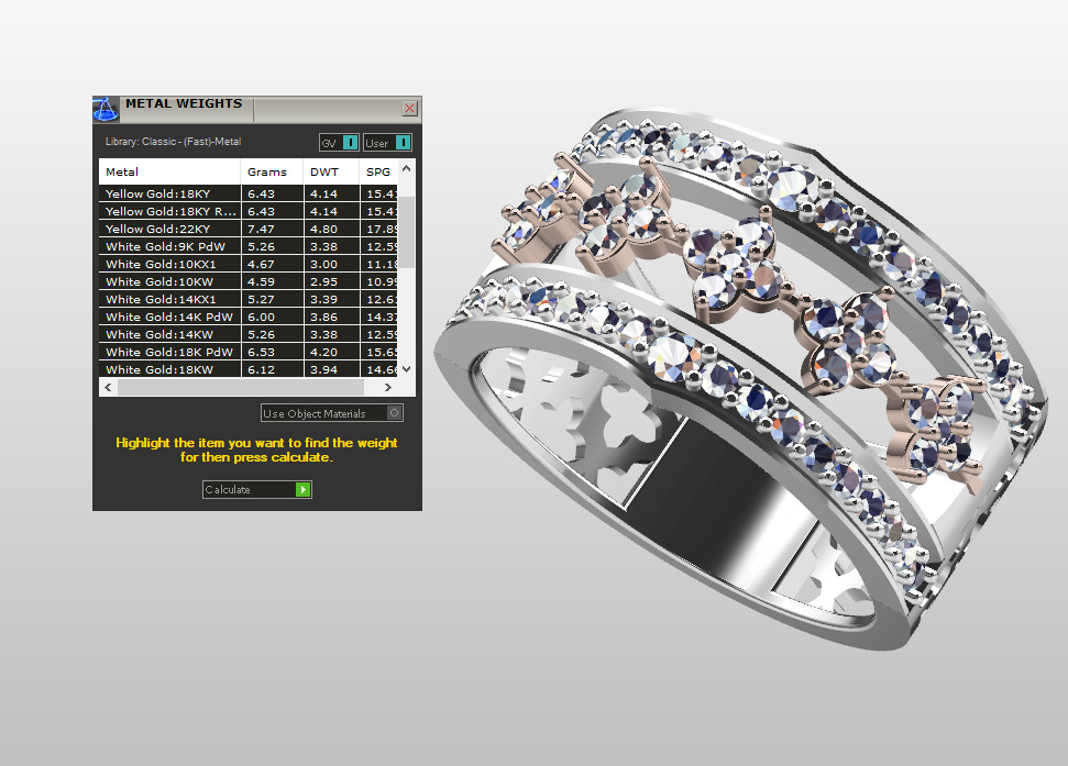 Ladies Ring Elegant and Beautiful 3D print model_3