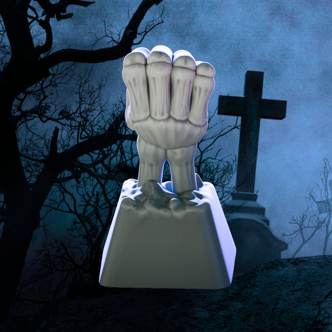 Legends of horror - keycaps to print 3D print model_43
