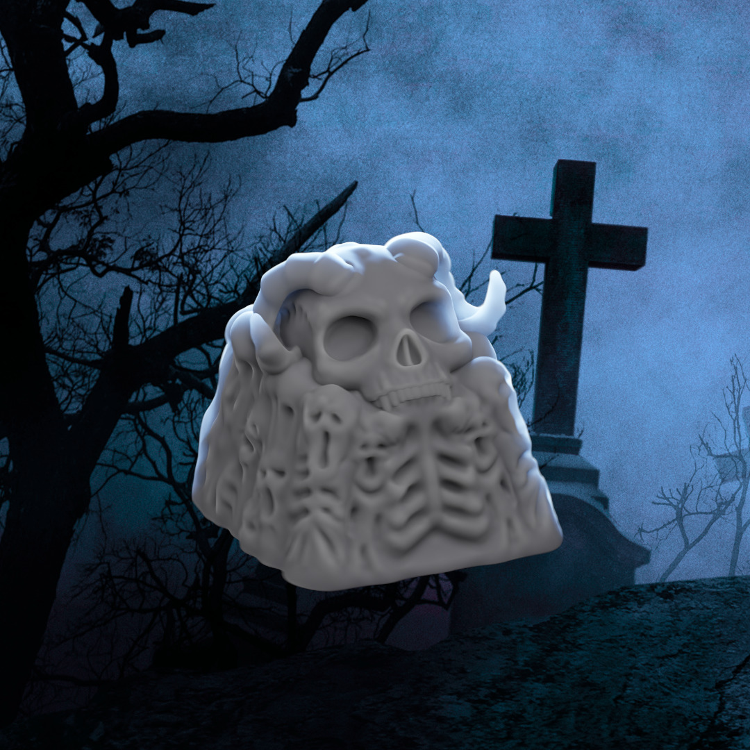 Legends of horror - keycaps to print 3D print model_15