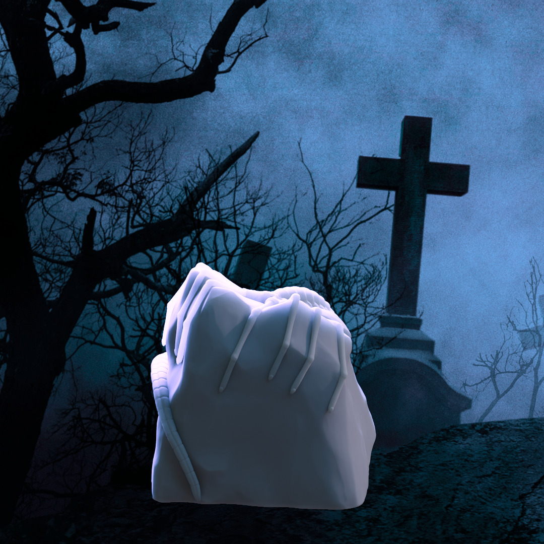 Legends of horror - keycaps to print 3D print model_36