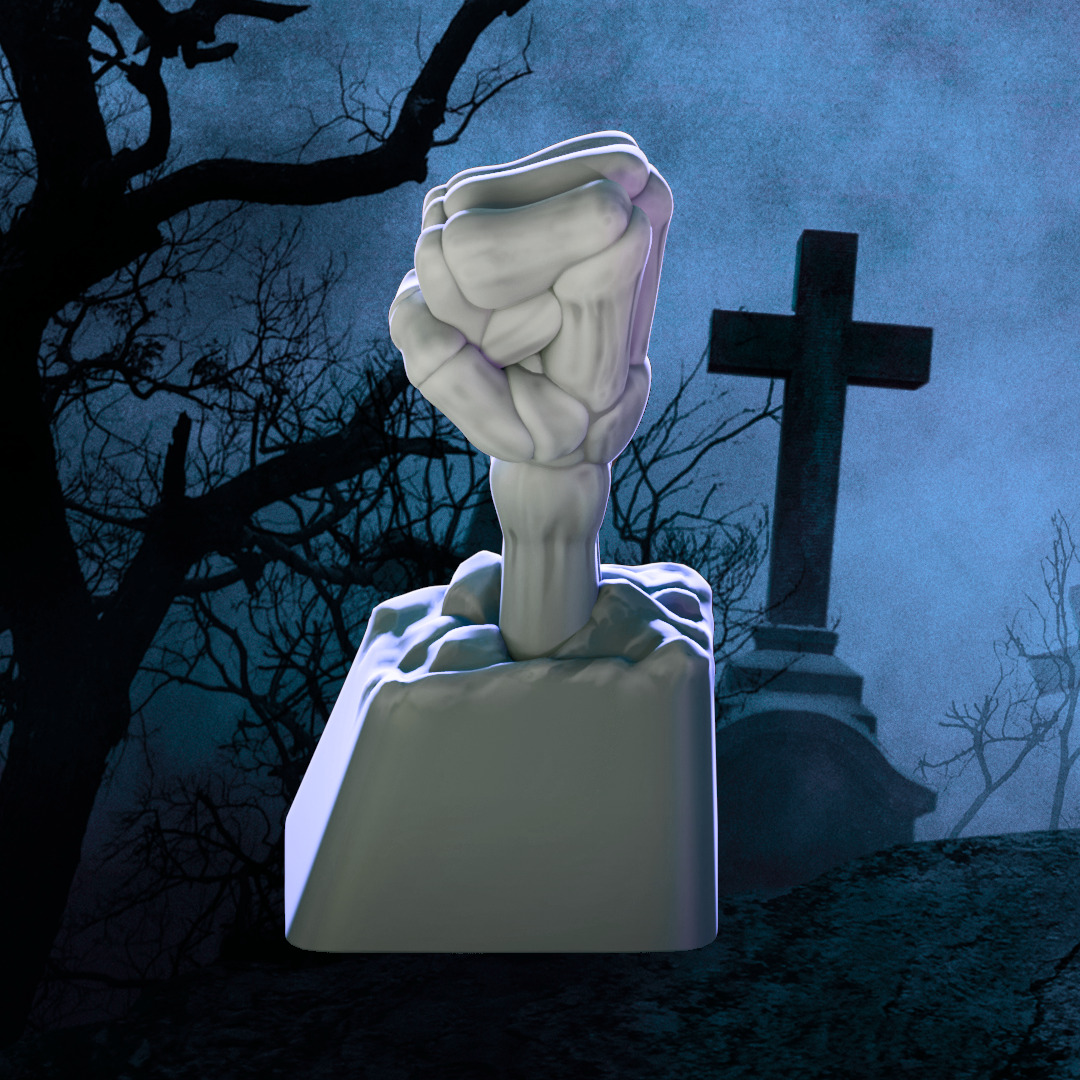 Legends of horror - keycaps to print 3D print model_44