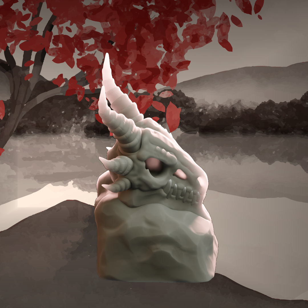 Legends of horror - keycaps to print 3D print model_33