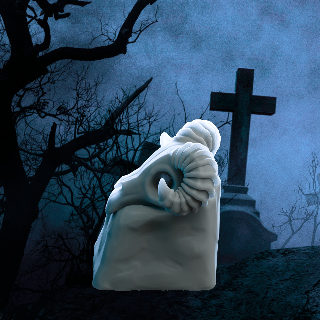 Legends of horror - keycaps to print 3D print model_26