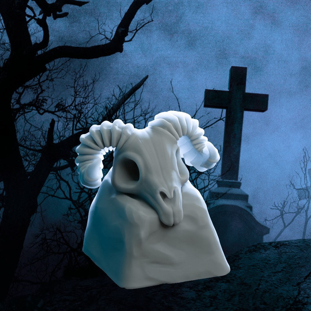 Legends of horror - keycaps to print 3D print model_25