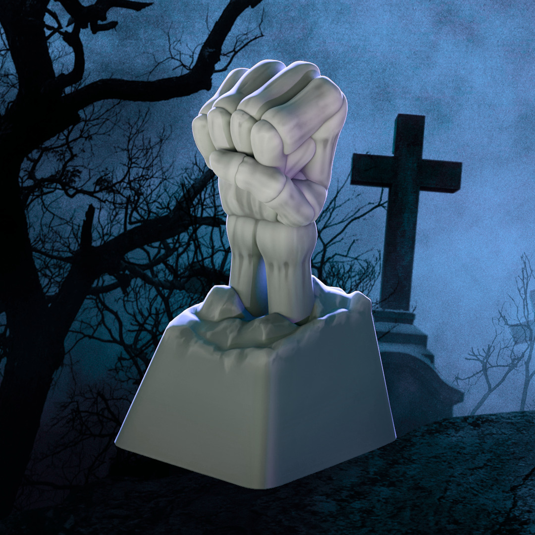 Legends of horror - keycaps to print 3D print model_45