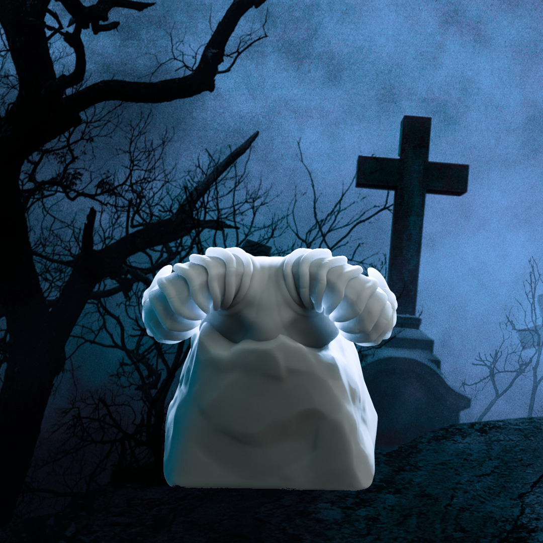 Legends of horror - keycaps to print 3D print model_23