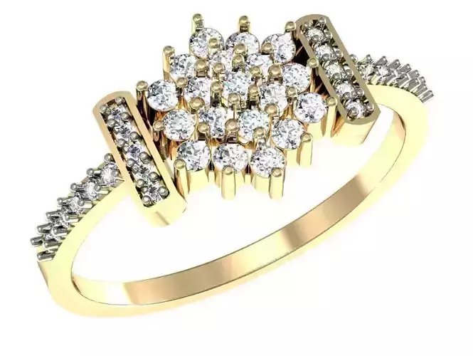 Ladies Diamond Ring Elegant Design