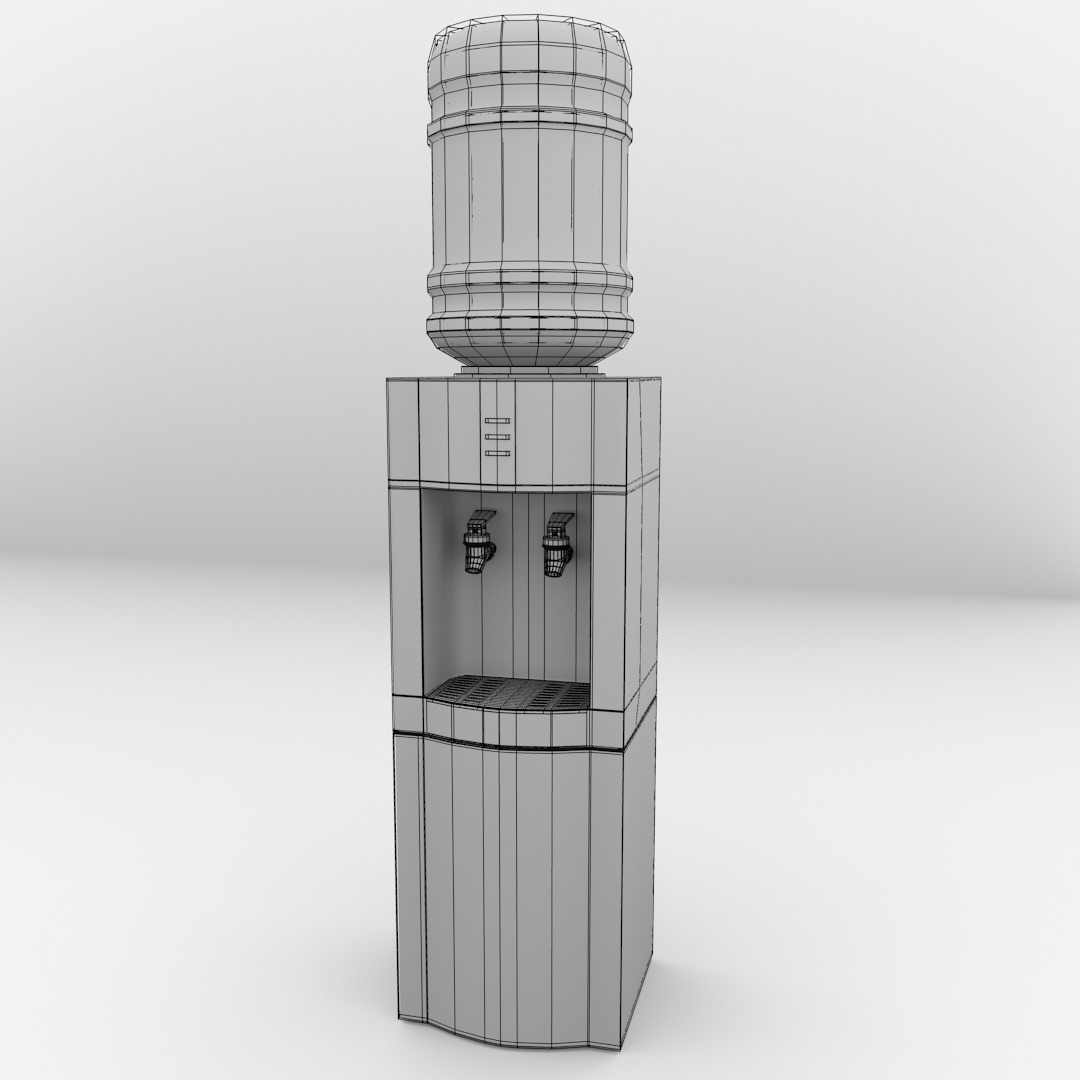 Water Dispenser 3D model_5