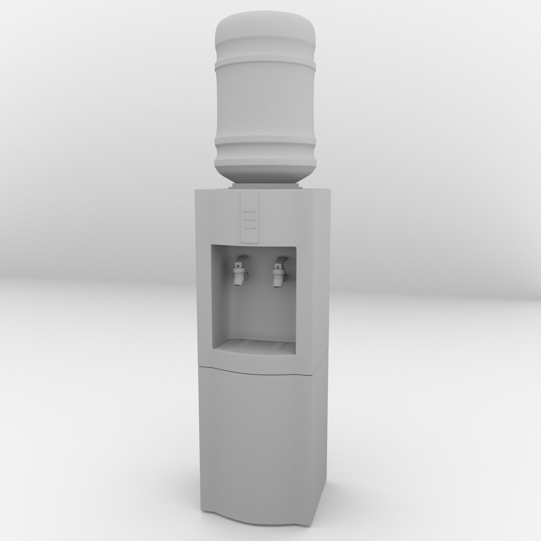 Water Dispenser 3D model_4