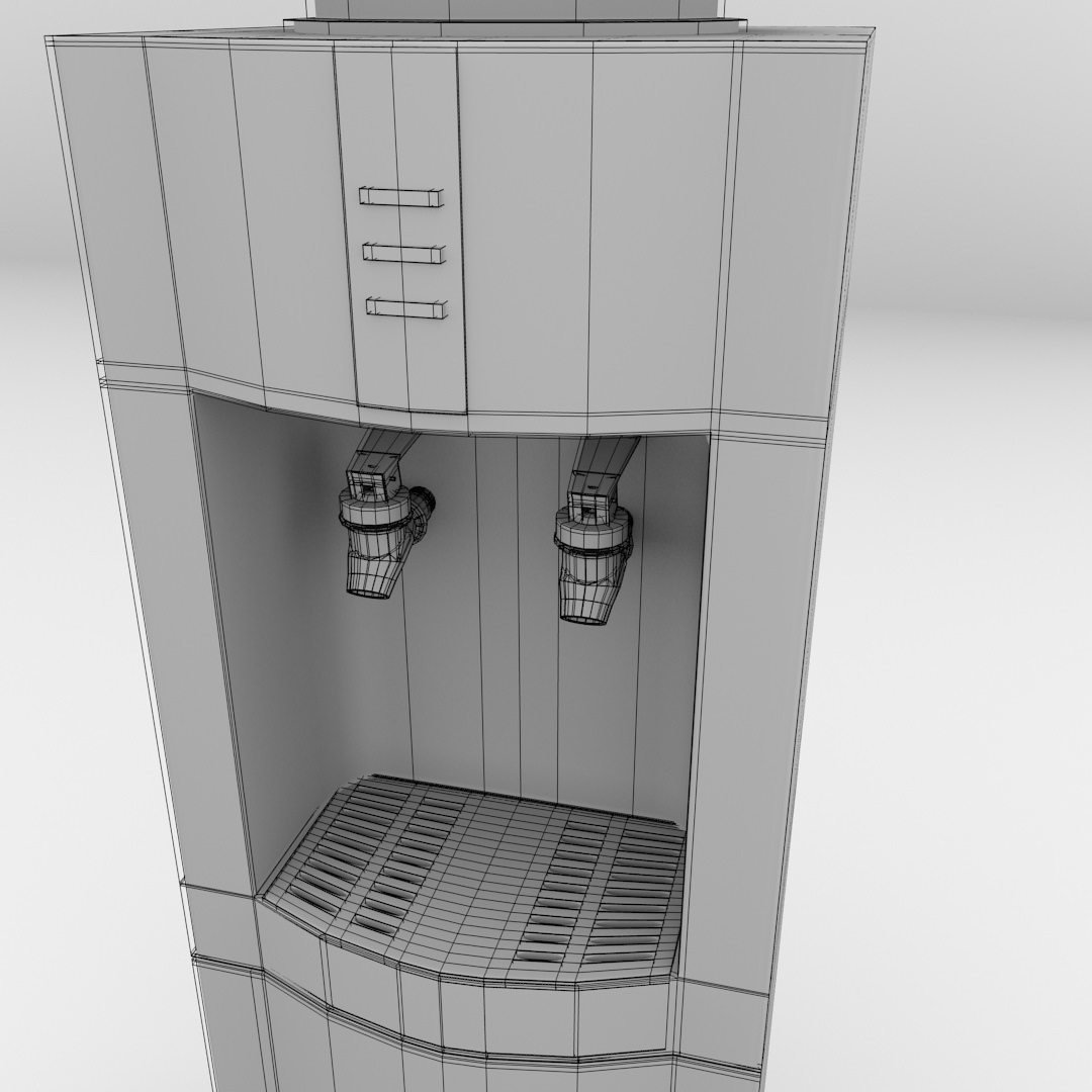 Water Dispenser 3D model_6