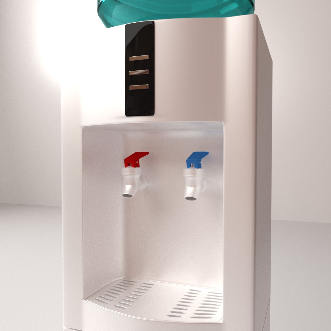 Water Dispenser 3D model_2