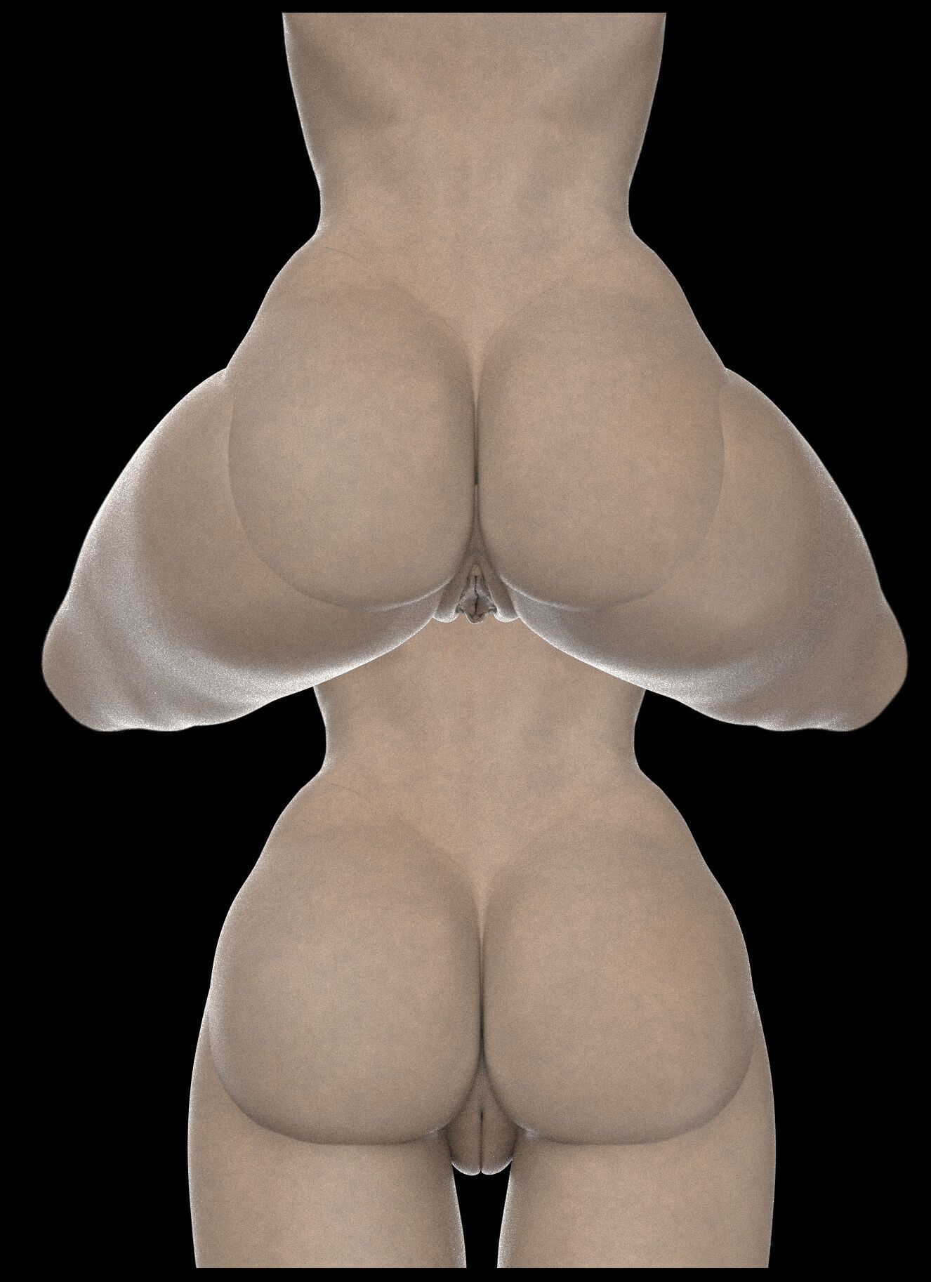 EMMA- ZBRUSH VDM- OBJ- FEMALE ANATOMY 3D model_6