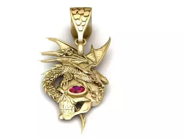 STYLISH FISH  PANDANT 3D PRINTABLE MODAL 