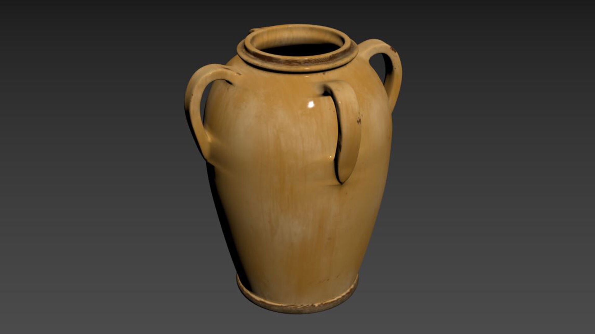 Altman Handcrafted Ceramic Vase 02 3D model_5
