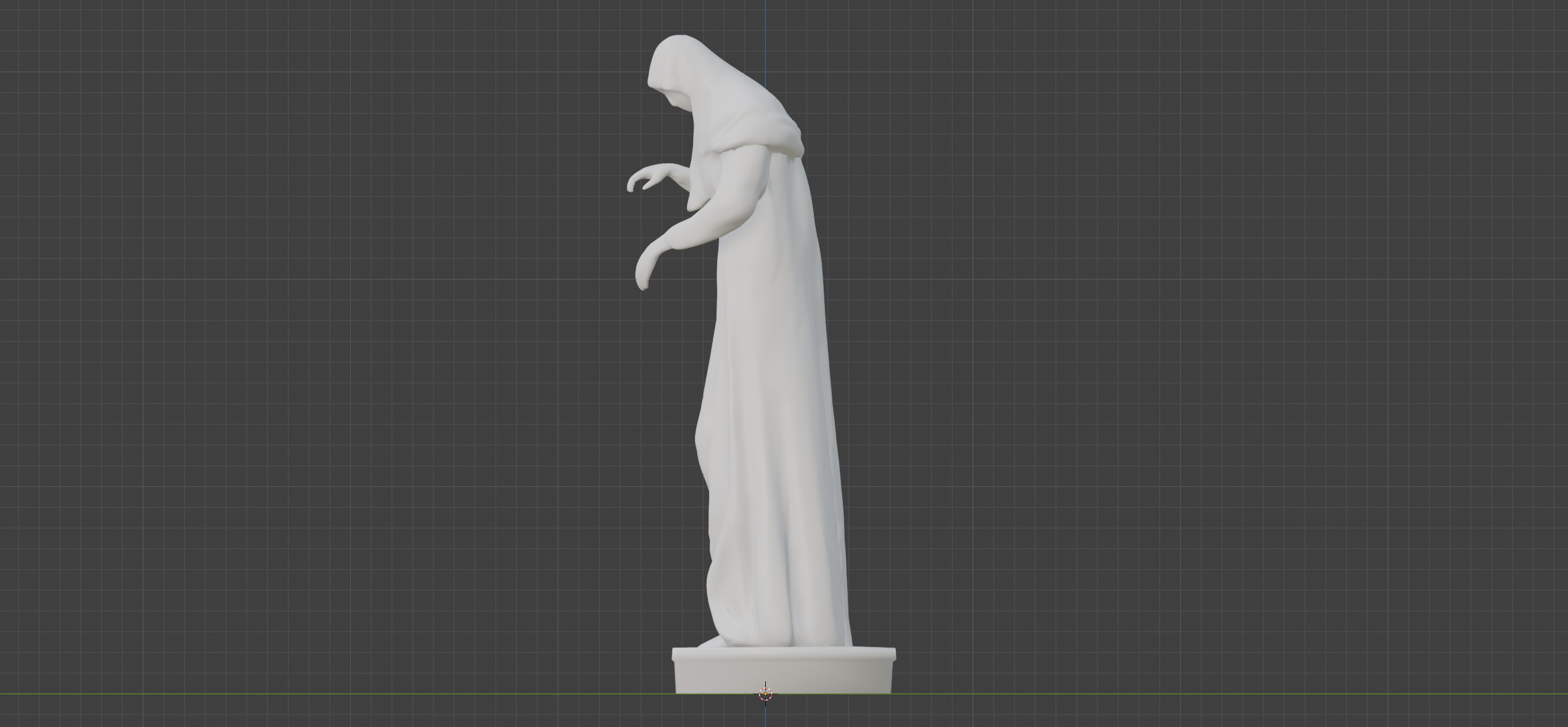 Elven Statue - High Res 3D Print ready Free 3D print model_2