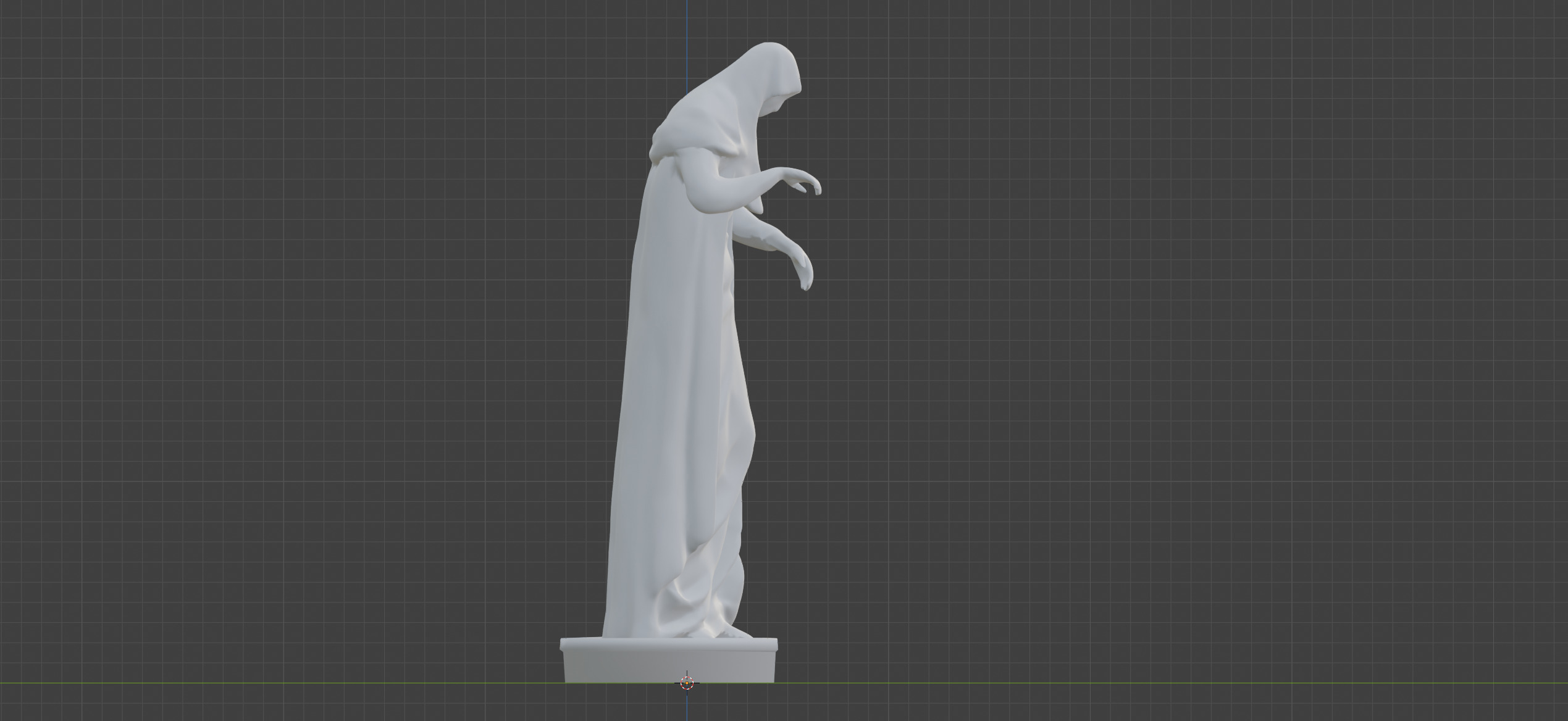 Elven Statue - High Res 3D Print ready Free 3D print model_4