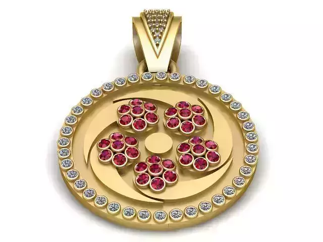   Rohini Cluster PANDANT 3D PRINTABLE MODAL 