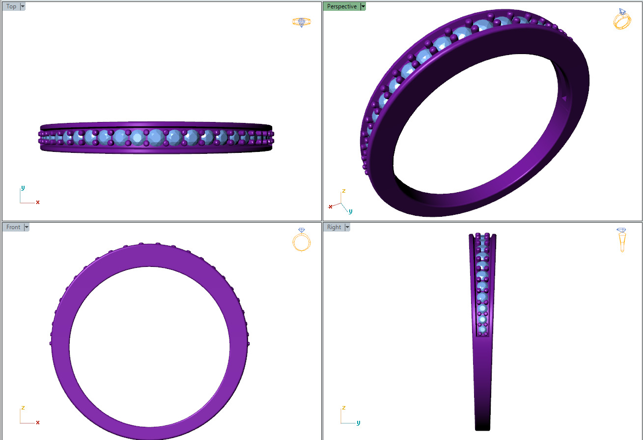 Engatment ring 3D model 3D print model 3D print model_8