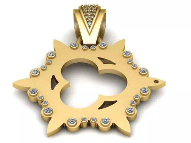 Hardship PANDANT 3D PRINTABLE MODAL 3D print model