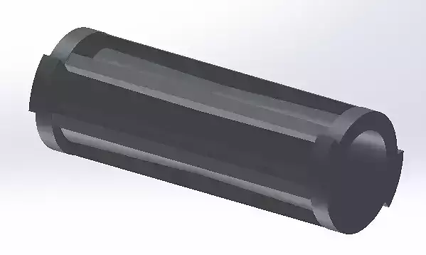 Syringe Mixing Tube 3D print model