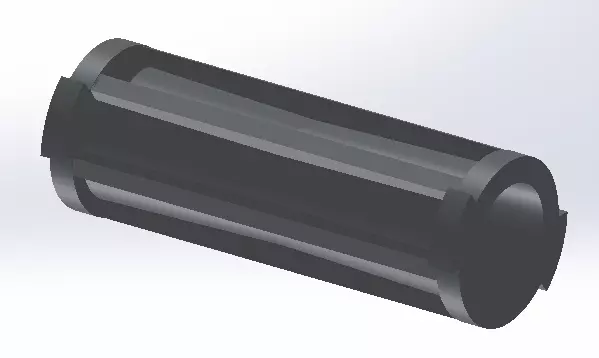 Syringe Mixing Tube 3D print model_0