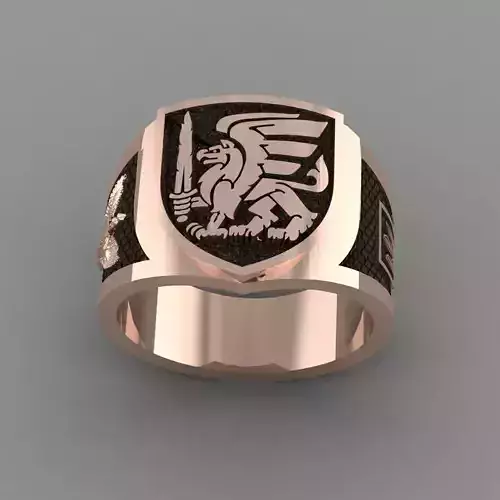 man ring symbol  Ukraine v0027