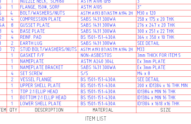 Pressure Vessel 1050kPag 3500L Drawing 3D model_3
