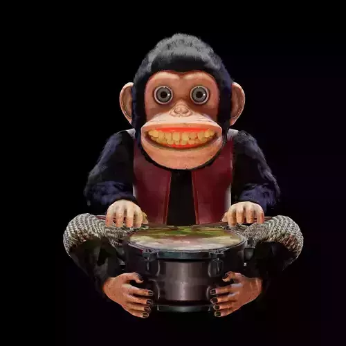 The Monkey Low-poly 3D model