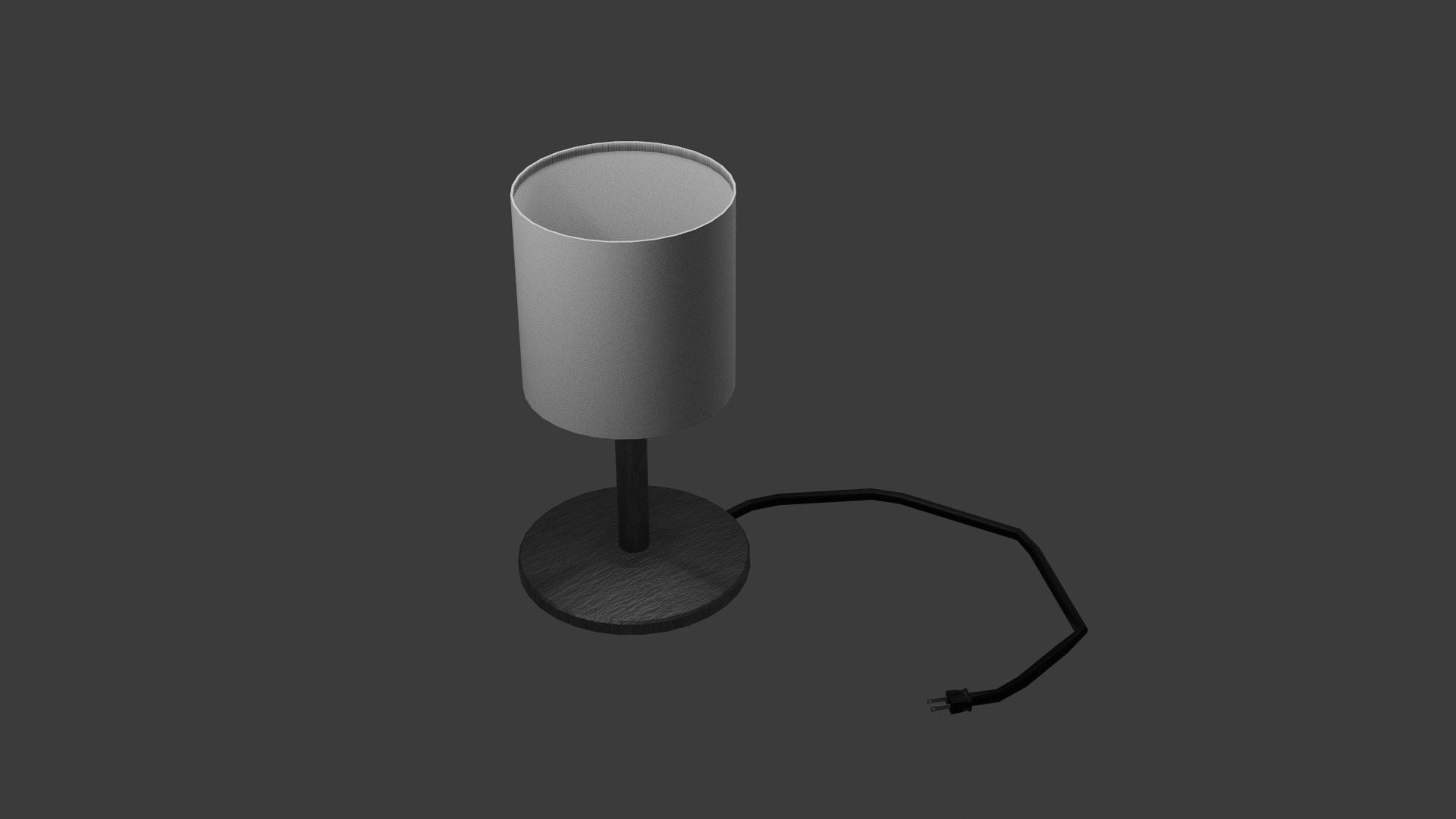 lamp cord Free low-poly 3D model_2
