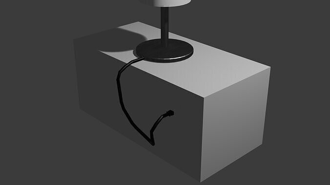 lamp cord Free low-poly 3D model