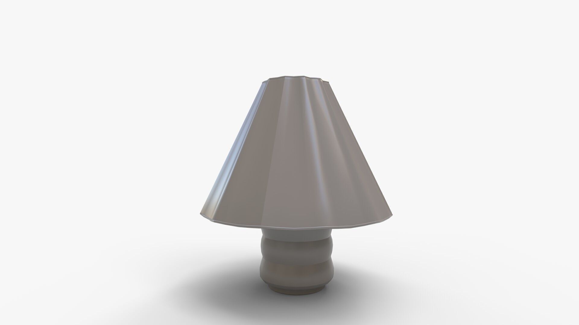 Sutton Rattan Table Lamp 3D model_8