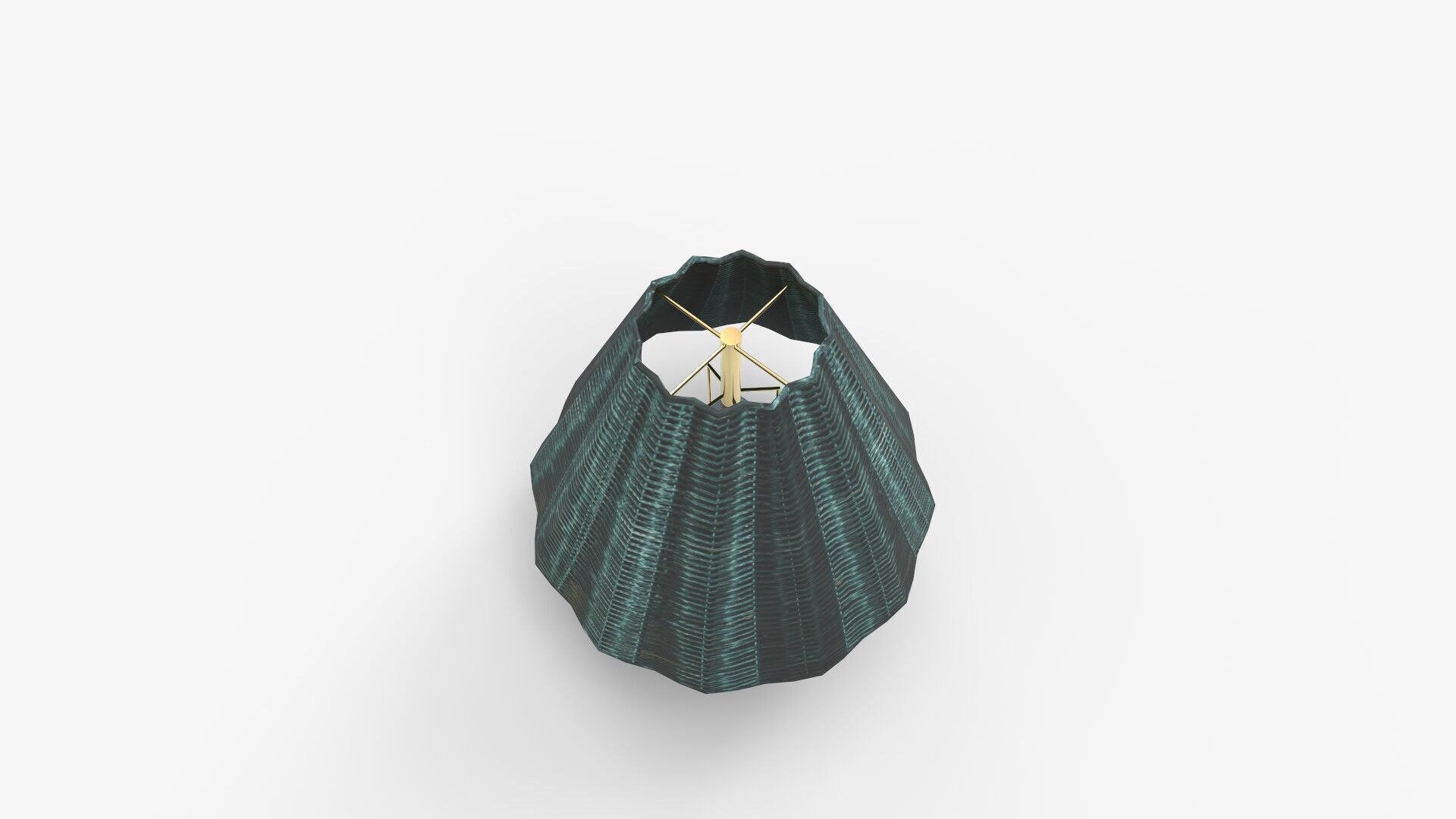 Sutton Rattan Table Lamp 3D model_6