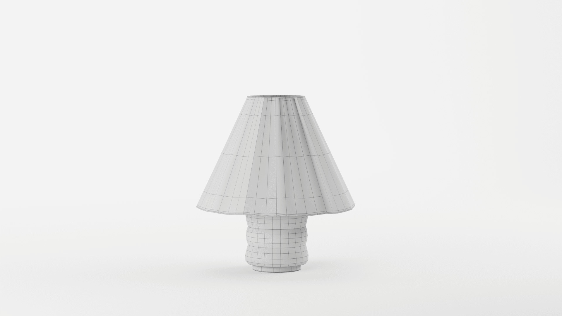 Sutton Rattan Table Lamp 3D model_9