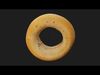 Photorealistic 3D scan of bagel Low-poly 3D model_1