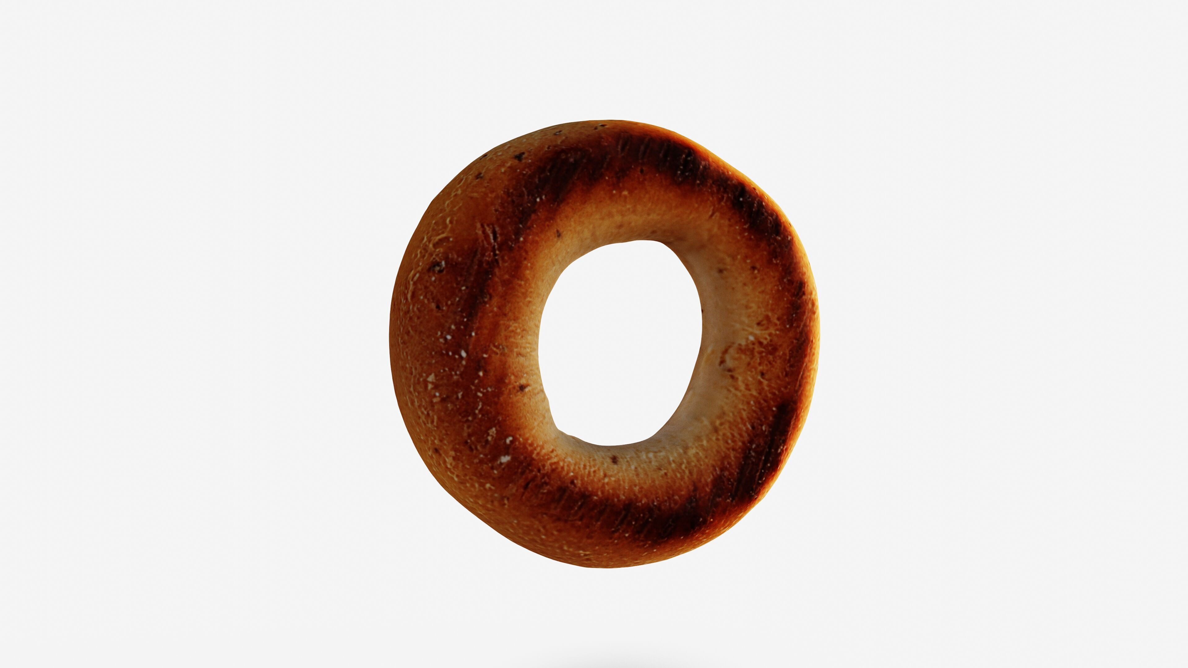 Photorealistic 3D scan of bagel Low-poly 3D model_13