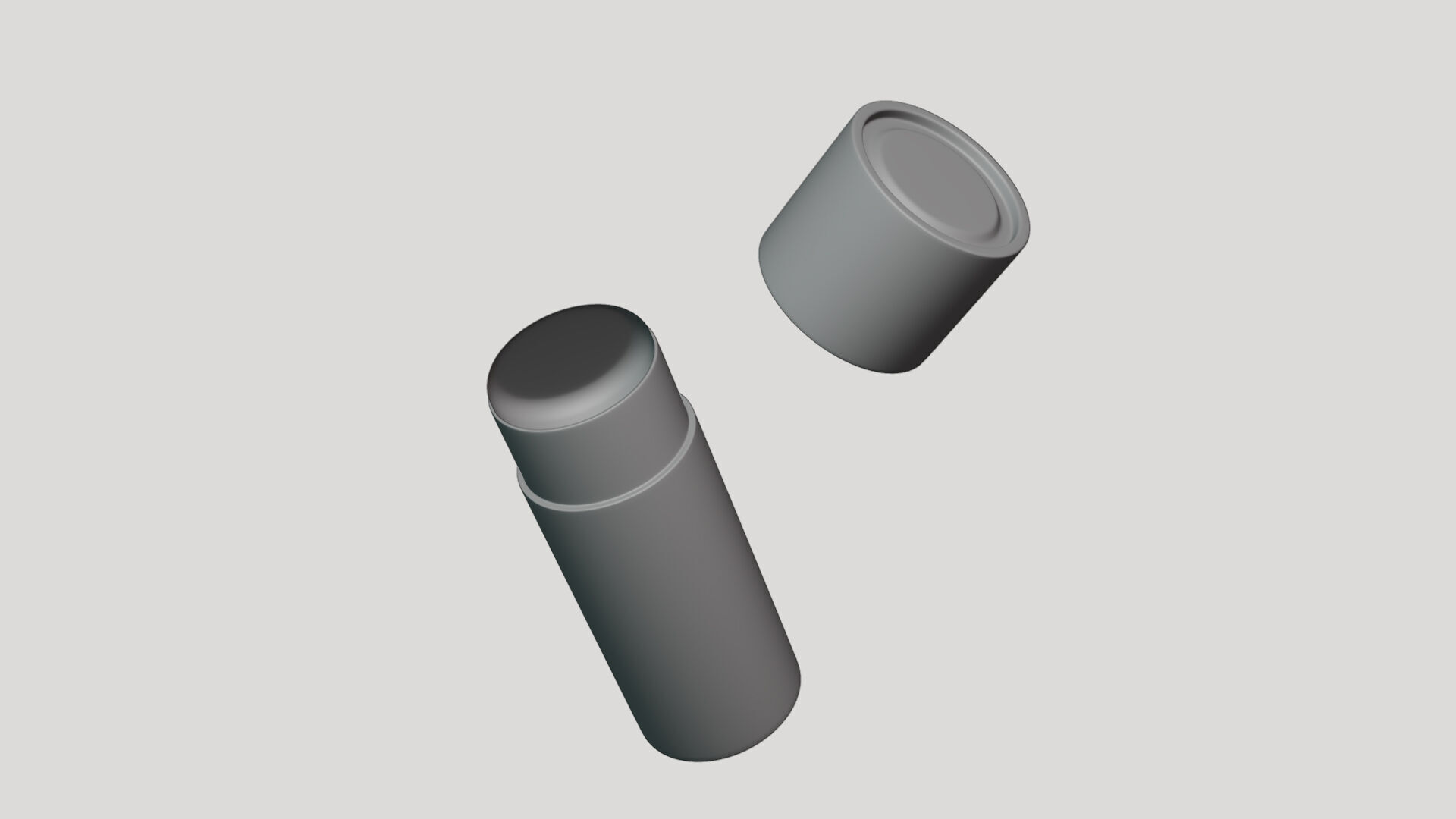 Basic Lip Balm - Geometry Only No Textures No Materials 3D model_4