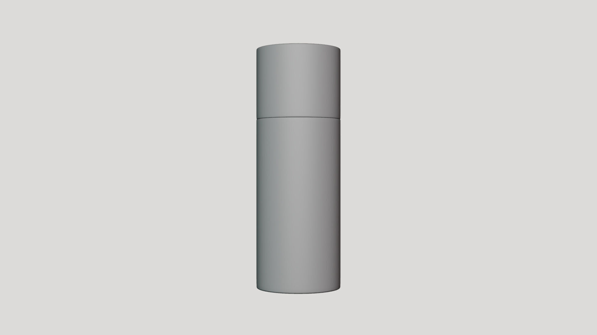 Basic Lip Balm - Geometry Only No Textures No Materials 3D model_1