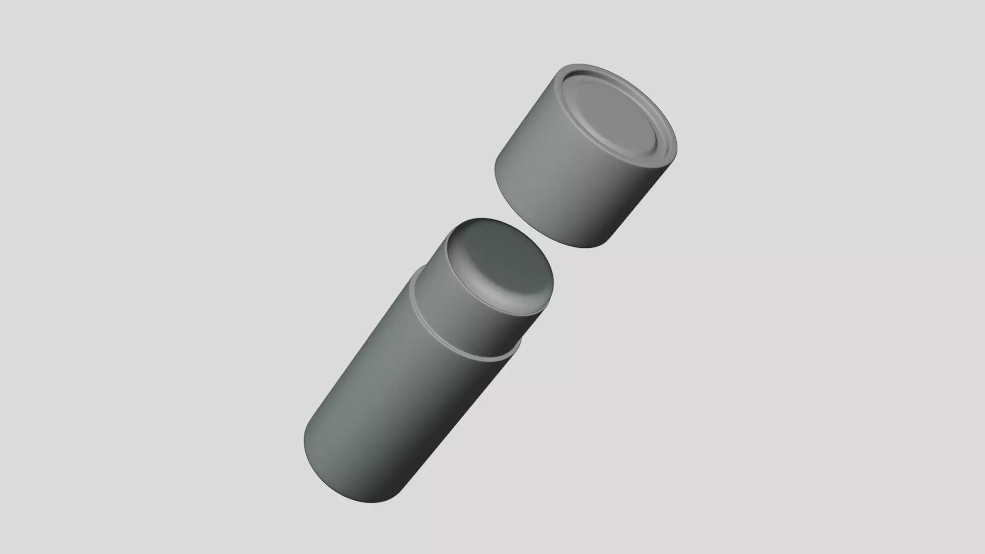 Basic Lip Balm - Geometry Only No Textures No Materials 3D model_0