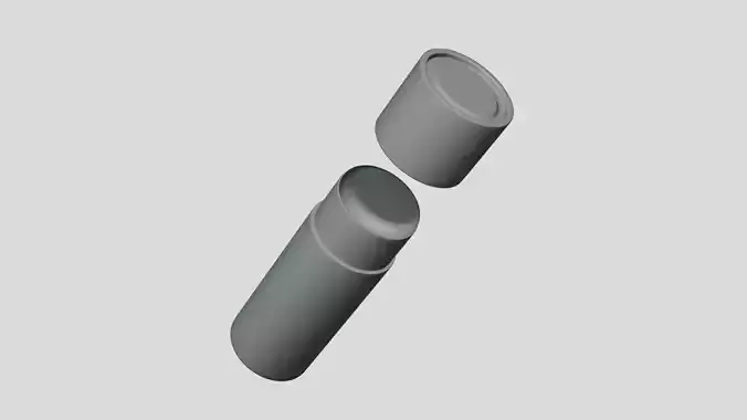 Basic Lip Balm - Geometry Only No Textures No Materials